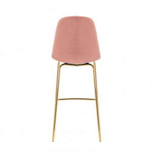 SET 2 SCAUNE BAR 108CM, SCANDINAVIA COD 40132, DIN METAL SI CATIFEA, DESIGN MODERN - Img 4