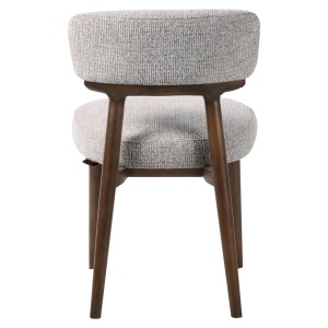 SET 2 SCAUNE DINING, BASKER, REALIZAT DIN LEMN SI TEXTIL IGNIFUG, CULOARE MARO/BEJ, DESIGN DEOSEBIT, RICHMOND INTERIORS - Img 8