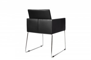 SET 2 SCAUNE NEGRU ANTRACIT LIVORNO 37846 - DESIGN VINTAGE - Img 5