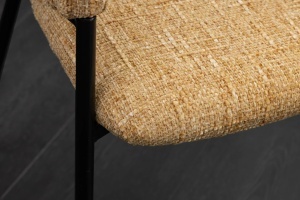SET 2 SCAUNE, NOBLESSE, MATERIAL TEXTIL, CADRUL METAL, CULOARE GALBEN/MUSTAR, ARTIM GROUP SELECTION - Img 10