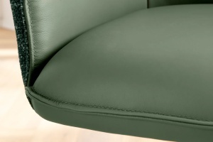 SET 2 SCAUNE ROTATIVE 180 GRADE, LE GRAND, MATERIAL CHENILLE, PIELE ECO SI PICIOARE DIN METAL, ARTIM GROUP SELECTION - Img 4