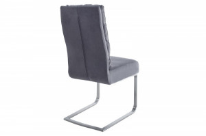 SET 2 SCAUNE, STIL INDUSTRIAL, GRI VINTAGE, COMFORT, DESIGN MODERN - Img 4