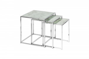 SET 3 MASUTE MODERNE, ELEMENTS, STICLA CARE IMITA MARMURA COD 40047 - Img 5
