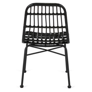 SET 4 SCAUNE DE TERASA, ARTIM MEBLE, REALIZAT DIN RATAN SINTETIC SI CADRUL DIN METAL, STIL MODERN - Img 4
