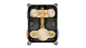 SET DE DUS INCASTRAT REA LUNGO + BOX CU TERMOSTAT, AURIU, DIN ALAMA, CALITATE SUPERIOARA - Img 4
