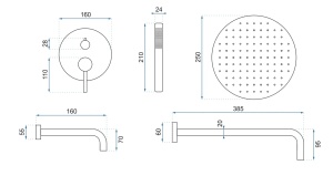 SET DE DUS SI CADA INCASTRAT REA LUNGO + BOX, NEGRU, DIN ALAMA, CALITATE SUPERIOARA - Img 7