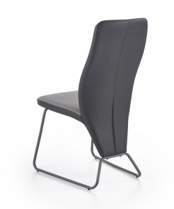 SET DINING MASA YOHANN CU 4 SCAUNE K300 NEGRE/GRI - DESIGN INDUSTRIAL - Img 5