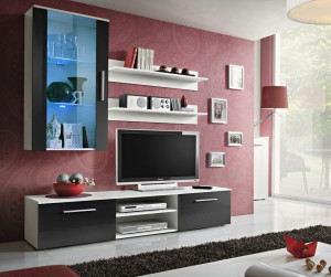 SET LIVING MODULAR CU LED GALIINO E 23 WSH GE STIL MODERN ASM
