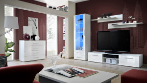 SET LIVING MODULAR CU LED GALINO B 23 WWH GB STIL MODERN ASM
