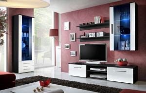 SET LIVING MODULAR CU LED GALINO F 23 ZW GF STIL MODERN ASM