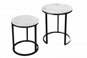 SET MASUTE DE CAFEA, ELEGANCE 50/40CM, DIN STICLA CU EFECT DE MARMURA, COD 42178 - Img 4