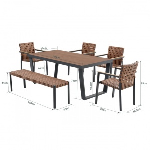 SET MOBILIER DE SERVIT MASA, TEXAS, CU MASA - Img 7