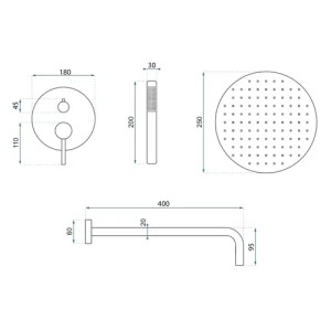 SET PENTRU DUS REA ARGON CUPRU PERIAT + BOX, CALITATE SUPERIOARA - Img 5