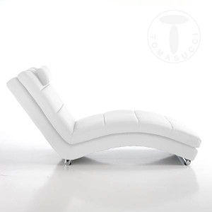 SEZLONG ELEGANT 170CM, SOFIA, COD 2453, STIL MODERN, REALIZAT DIN METAL SI PIELE ECO, DIVERSE NUANTE - Img 7