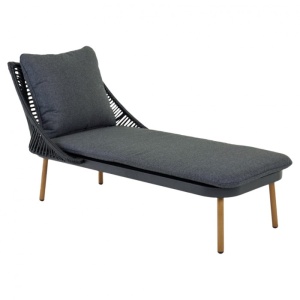 SEZLONG ELEGANT PENTRU TERASA, HOLLAND, DIN ALUMINIU SI RATAN, ARTIM GROUP COLLECTION