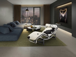 SEZLONG LECO, DIN METAL SI PIELE NATURALA PAR DE VACA, DESIGN MODERN, SCHULLER