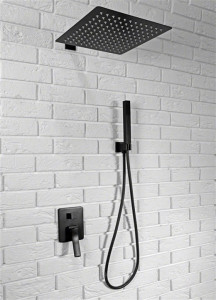 SISTEM DUS, REA SONIC, NEGRU, CU DUS, ANTICALCAR, INCASTRAT, DESIGN MODERN, CALITATE SUPERIOARA, REA