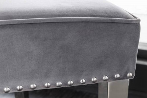 SOFA/BANCUTA, CASTLE DELUXE 165CM, DIN METAL SI CATIFEA, COD 43211, DESIGN BAROC - Img 4