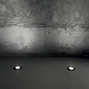 SPOT GRAVITY PT ROUND SMALL, NEGRU, DIN RASINA, STIL MODERN - Img 2