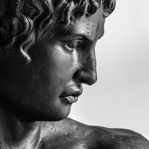 STATUETA HELIOS, 58CM, CULOARE NEAGRA, DIN RASINA, STIL CLASIC, ARTIM GROUP SELECTION - Img 2