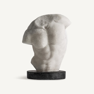 STATUETA PHILIP, 25CM, CULOARE ALBA, DIN RASINA, STIL MODERN, ARTIM GROUP SELECTION