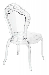 STOC 1 BUC!!! SCAUN DINING KING, TRANSPARENT, DIN POLICARBONAT, STIL MODERN - Img 4