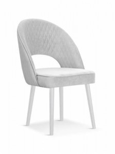STOC 2 BUC!! SCAUN DINING PONTE GRI-ARGINTIU/ALB BL14 STIL MODERN
