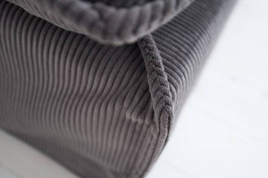 TABURET 100CM, TEXTIL FOARTE MOALE, GRI, MODEL DEOSEBIT, ARTIM GROUP SELECTION - Img 2