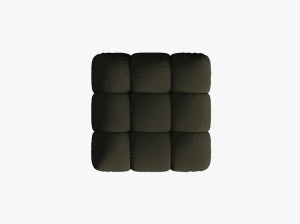 TABURET BELLIS, VERDE AMAZON, CU TAPITERIE DIN TEXTIL 3D SONIC, MICADONI - Img 3