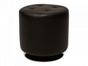 TABURET C-901 NEGRU/CROM STIL MODERN
