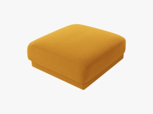 TABURET MILEY, 90 CM, GALBEN 68, TAPITERIE DIN CATIFEA, DESIGN DEOSEBIT - Img 2