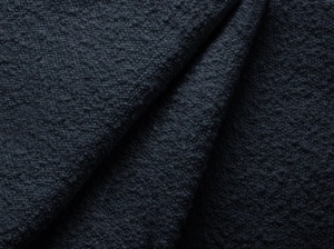 TABURET MILEY, ALBASTRU INCHIS, CU TAPITERIE DIN TEXTIL BOUCLE BALOO, MICADONI - Img 4