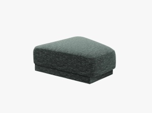 TABURET MILEY, VERDE BENZINA, CU TAPITERIE DIN TEXTIL CHENILLE HAGA, MICADONI