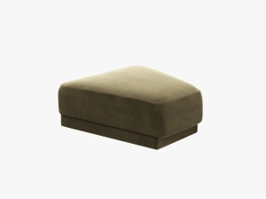 TABURET MILEY, VERDE, CU TAPITERIE DIN CATIFEA BLUVEL, MICADONI