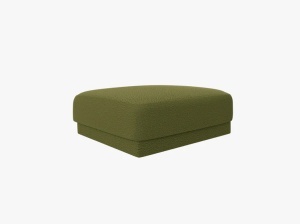 TABURET MILEY, VERDE MASLINIU INCHIS, CU TAPITERIE DIN TEXTIL BOUCLE BALOO, MICADONI - Img 2