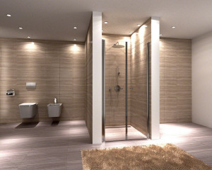 USA DE DUS, REA WESTERN SPACE N2, 100CM, DIN STICLA SECURIZATA, CALITATE SUPERIOARA, REA - Img 4