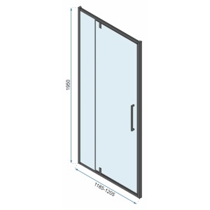 USA PENTRU DUS RABATABILA RAPID SWING 120, NEAGRA, CALITATE SUPERIOARA - Img 6