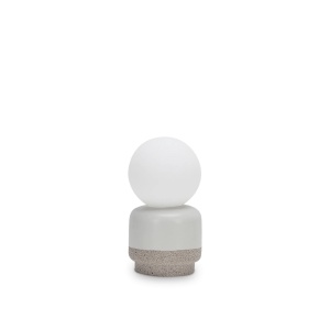 VEIOZA CREAM TL1 D19, ALB, DIN CERAMICA, STIL MODERN