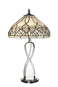VEIOZA DEOSEBITA TIFFANY 30CM, COD 2019-30+PBML16, DIN METAL SI STICLA