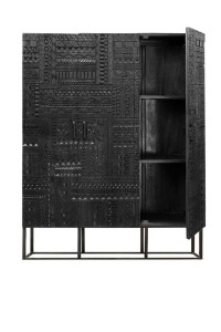 VITRINA LIVING LEMN 120CM, COD 6838, DIN LEMN DE MANGO, ARTIM GROUP SELECTION - Img 3