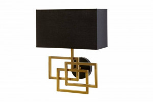 APLICA, LEONOR DIN TEXTIL SI METAL, NEGRU/AURIU, DESIGN DEOSEBIT - Img 5