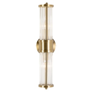 APLICA LYA AURIU PERIAT, ML-0030, CONFECTIONATA DIN STICLA SI FIER, STIL MODERN