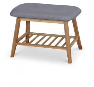 BANCUTA ST14 NATURAL/GRI STIL MODERN HALMAR