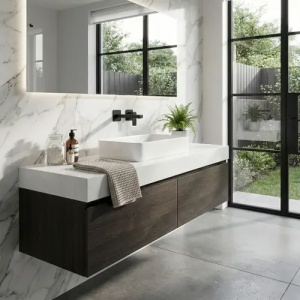 BATERIE PENTRU BAIE REA ARLO GUN GREY LOW, CALITATE SUPERIOARA - Img 5