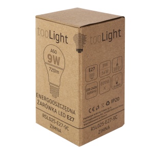 Bec cu LED RSL025 E27 9W Cold - Img 4