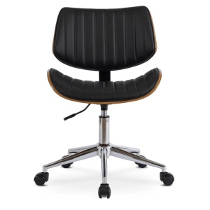 BESTSELLER! SCAUN DE BIROU ROTATIV, ARTIM MEBLE, REALIZAT DIN MATERIAL PIELE ECO, FURNIR, STIL MODERN - Img 2