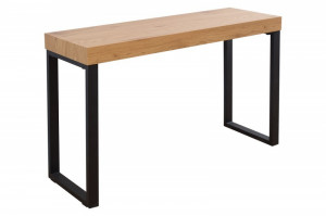 BIROU 120CM, DESIGN VINTAGE/INDUSTRIAL, BLACK DESK - Img 5