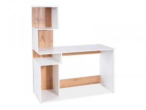 BIROU B-007, STEJAR WOTAN/ALB MAT, DIN PLACI LAMINATE, STIL MODERN, SIGNAL