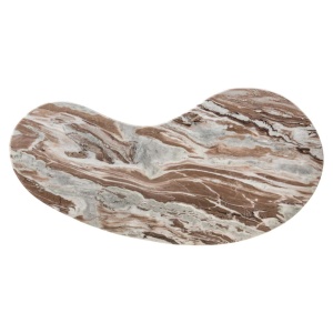 BIROU BRANDO BLUSH 214331, CONFECTIONAT DIN MARMURA, MDF SI OTEL INOXIDABIL CULOAREA BRONZ/ASPECT DE MARMURA, STIL MODERN - Img 5