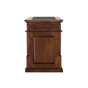 BIROU DE LUX CAMBRIDGE 120CM, DIN LEMN MASIV, CULOARE MARO, ARTIM SELECTION - Img 5